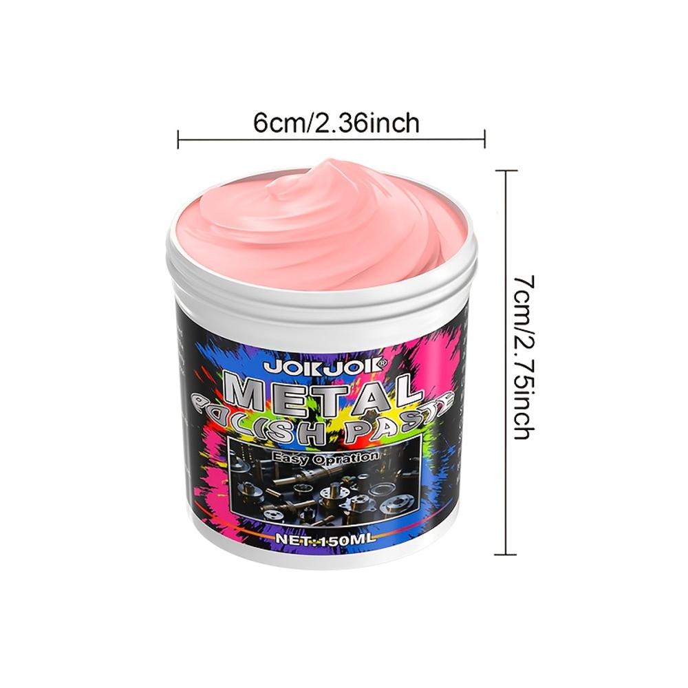 Premium Metal Polishing Paste - Multi-Purpose Metal Restoration Paste, Suitable for Kitchens, Bathrooms, Stainless Steel, Sinks,