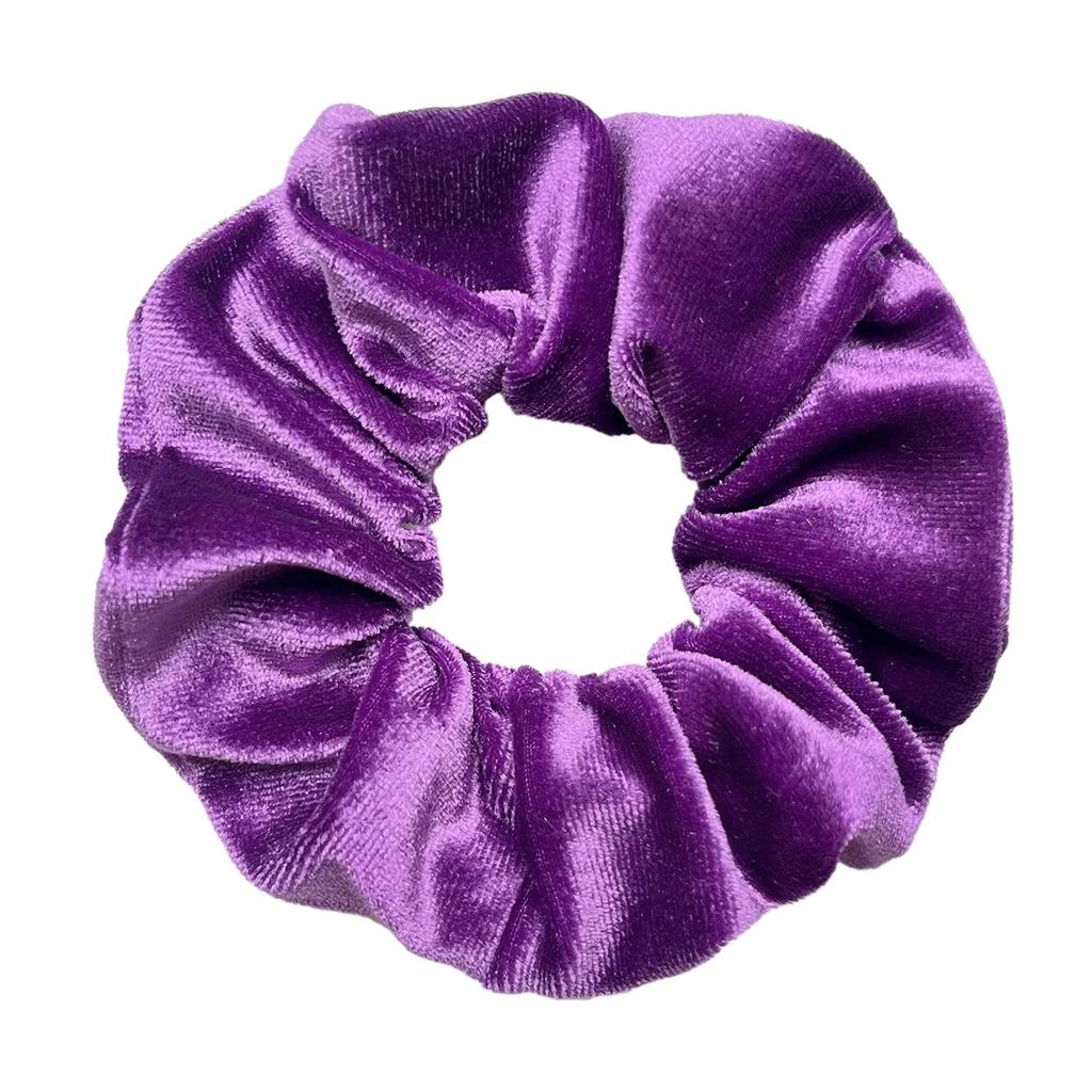 45 Colors Large Vintage Velvet Scrunchies Girls Elastic Hair Bands Ponytail Holder Ties Rubber Bands Fashion Women Accessories