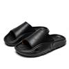 Fashion Male Comfortable Leather Slippers Homes in Indoor Slipper Summer Half Drag Mens Slip on Walking Shoes New Handmade Male Shoes