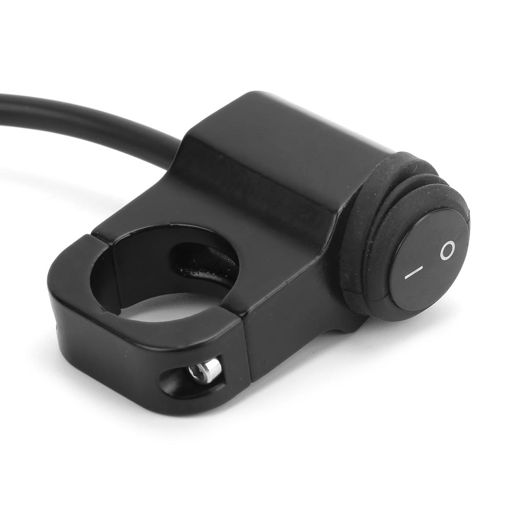 78in Handlebar Switch Headlight Hazard Fog Lamp On Off Button Accessory for Motorcycle ATV UTV