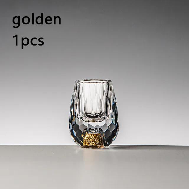 

50 мл Алмазная огранка Кристалл Ликер15/50 мл Стаканы Водка SСтеклянные бокалы для вина Стакан для виски Крепкие напитки Саке Соджу Бренди Чайная чашка