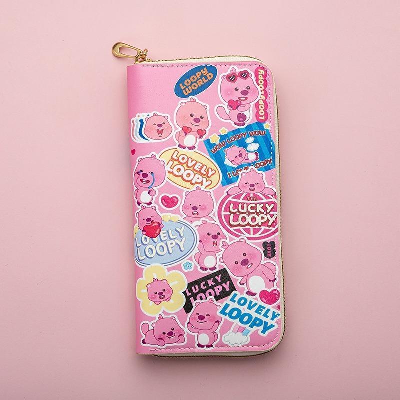 Long wallet Peter Rabbit cartoon mobile phone wallet zipper card bag storage bag clutch bag mobile phone storage