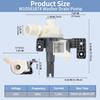 W10581874 Washer Dryer Drain Pump Assembly Washer Pump Washer Replacement Part for WTW7300DW0 MVWB835DW0 WTW7000DW0