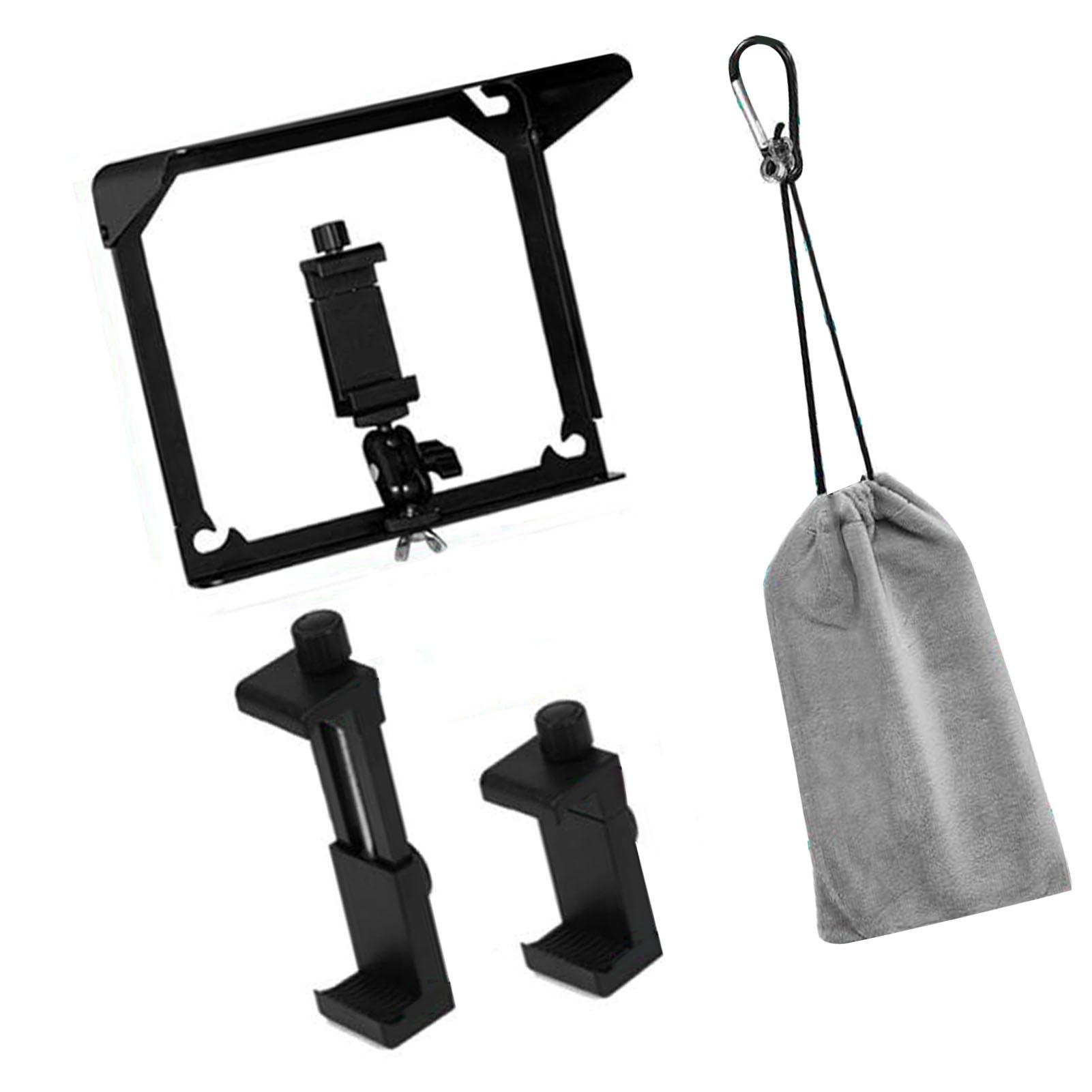

Phone Fence Mount Fit for IOS Alloy Steel 2 to 5KG Load Bearing Detachable Camera Fence Mount with Adjustable Shade