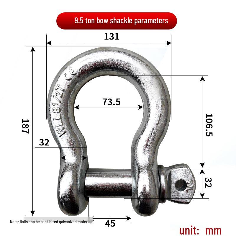 American Bow-Shaped Heavy-Duty Shackle Ring Lock