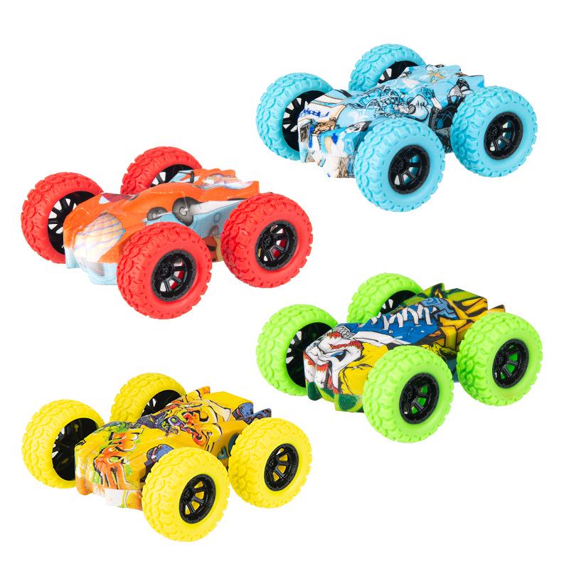 Voiture de cascade tout-terrain double face pour enfants transfrontaliers