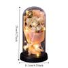 LED Light Rose Eternal Flowers Realistic Simulation Flower Starry Sky Bouquet  Valentine's Day