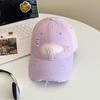 Summer Outdoor Sun Protection Baseball Cap With Embroidered Letters For Women And Teens