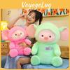Dressed Pig Animal Stuffed Plush Big Ears Doll Cartoon Toys Gifts Children