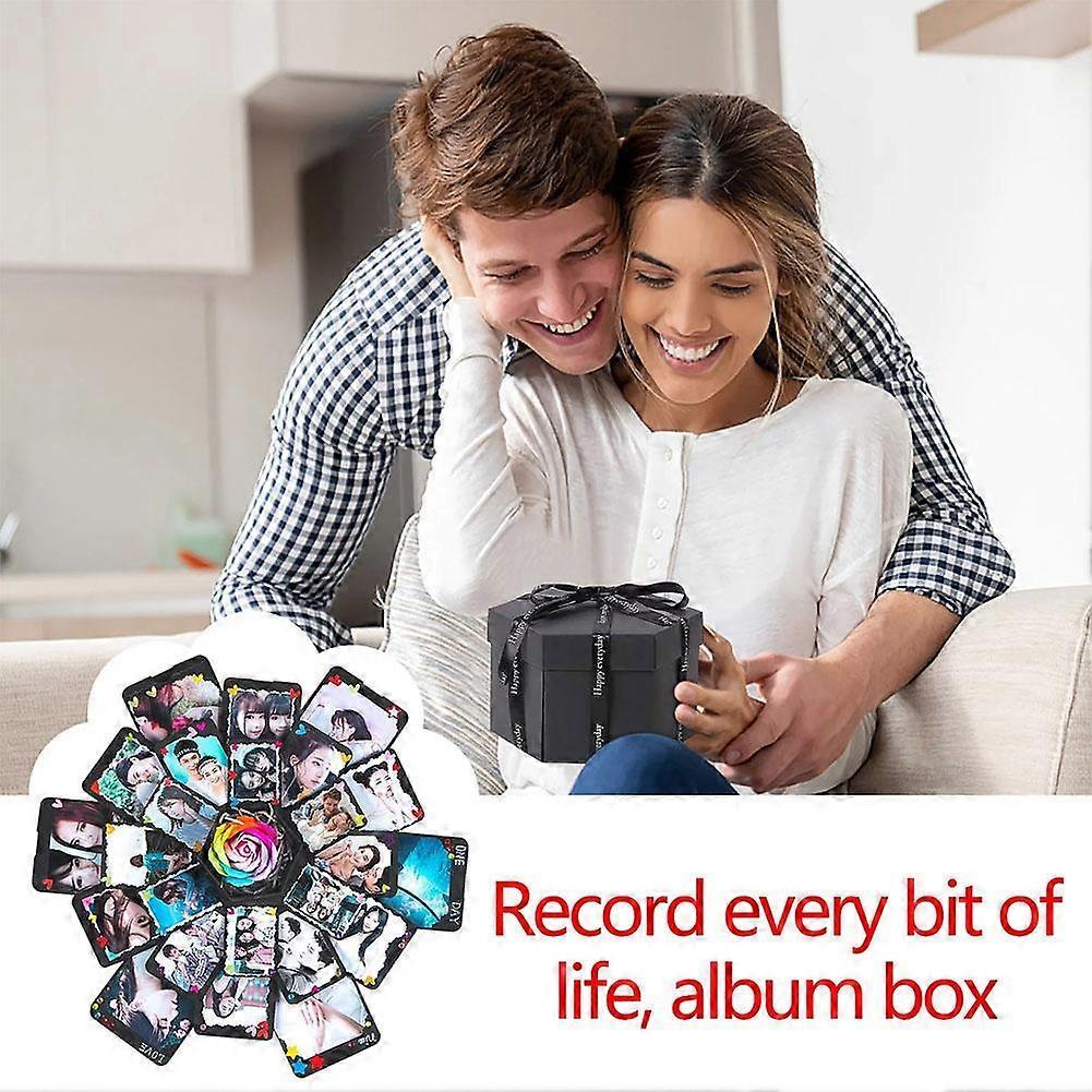 Handmade Exploding Photo Album Preassembled Surprise Picture Pop Up Love Box