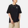 Li Ning X Bored Ape Collaboration SS22 Cartoon Pattern Small Logo Loose Short Sleeve T-Shirt Unisex Tops Black AHSSD75-1