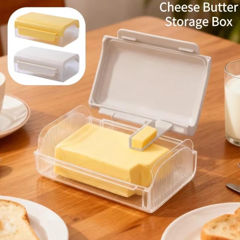 Built-in Cutter Butter Dish With Lid Butter Container  Kitchen Storage Container