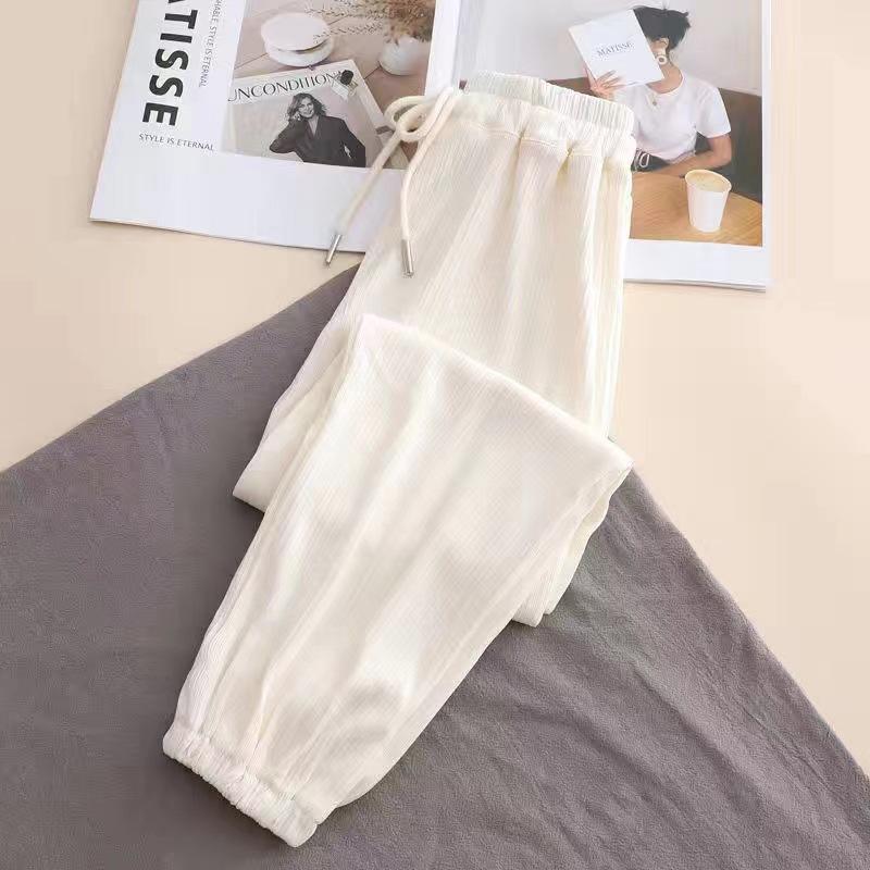 Girls' Mosquito Repellent Pants Thin Summer Clothes for Children Ice Silk Pants for Girls Long Pants for Summer