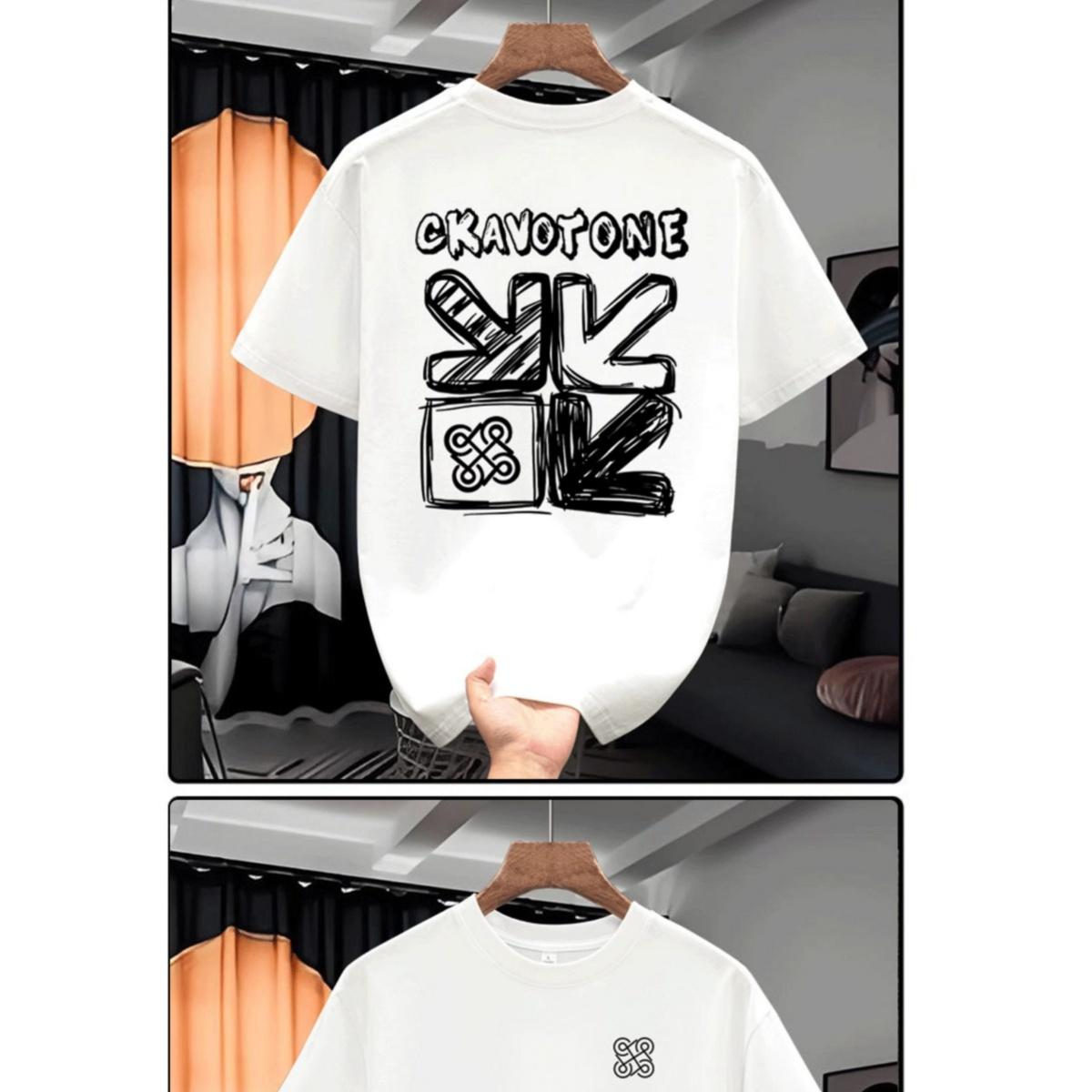 

2026 American Shortsleeved Tshirt with Arrow Design Unisex Round Neck Casual and Stylish Summer Pure Cotton 4XL