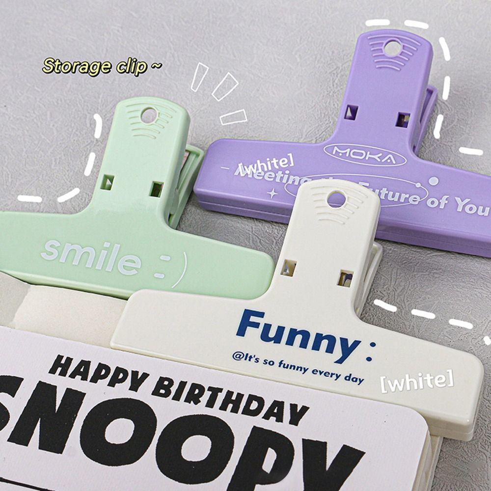 Plastic Receipt Storage Folder Stationery Securing Clip New Magnetic Clip