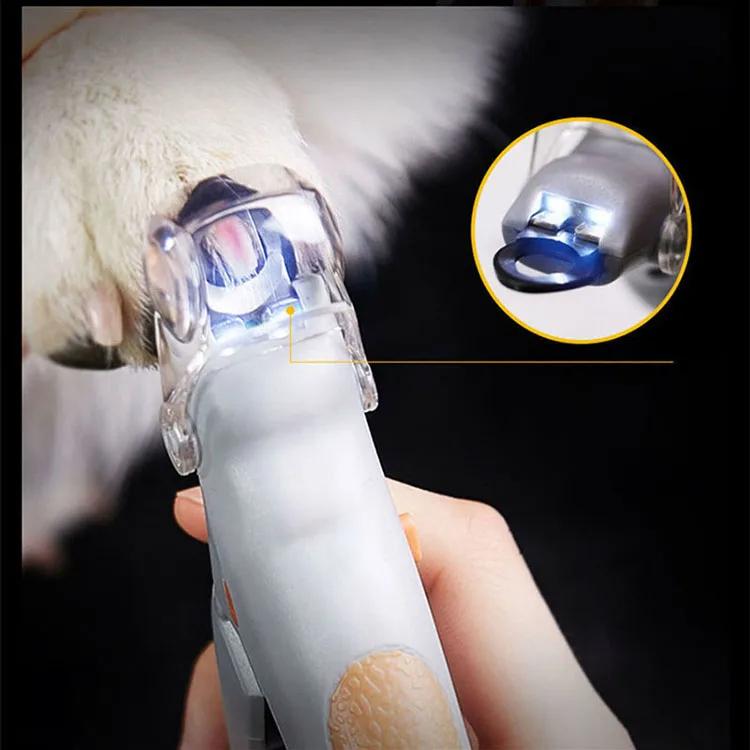 Professional Pet Nail Clippers, with LED Light, for Cat and Dog, Nail Clipper Tool, Toe Claws, Pet Supply