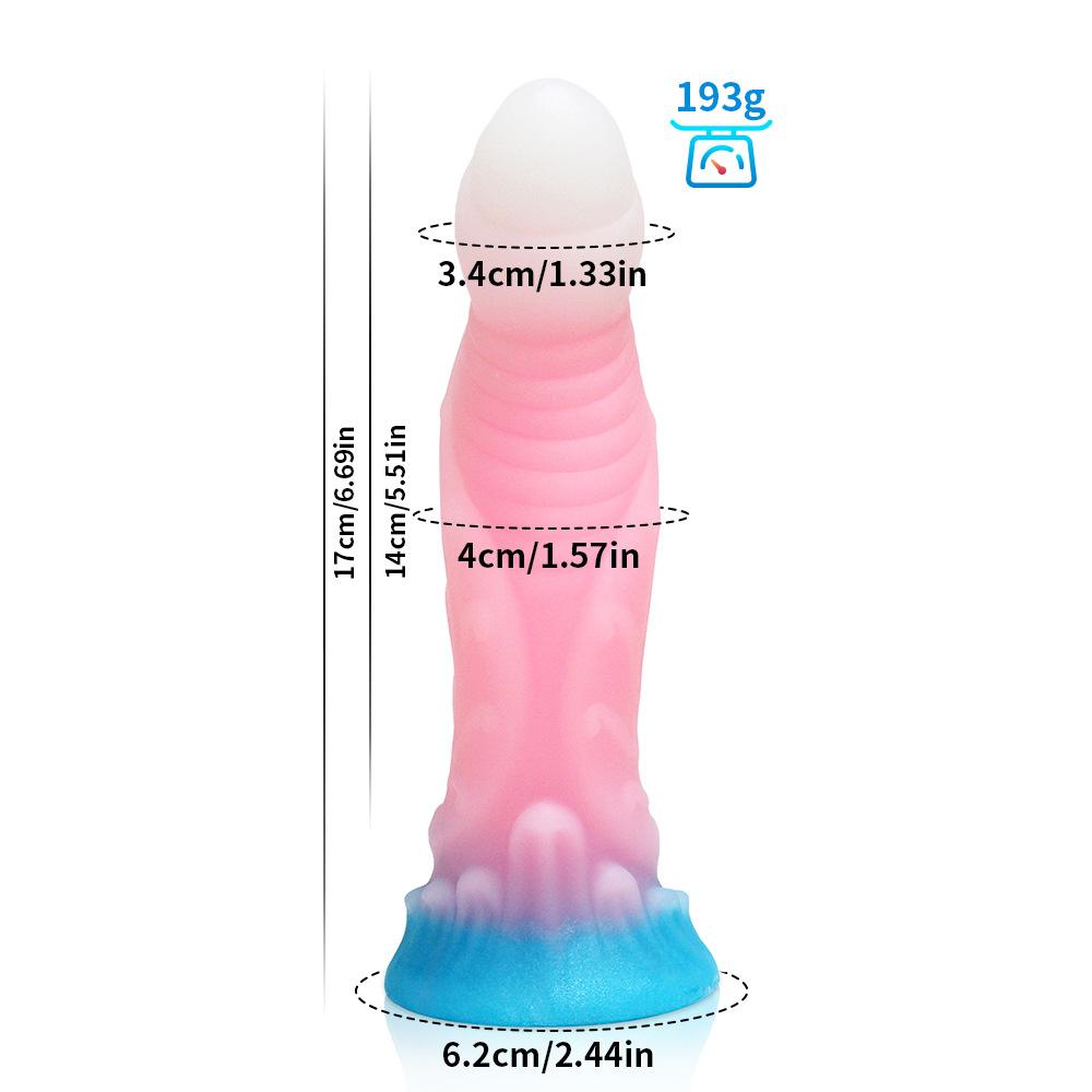 New Animal Dildo Shaped Simulation Silkworm Pupae Female Dildo Masturbator Silicone Anal Plug Adult Product