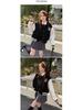Women's Petite Color Block Baseball Jacket - 2025 Fall/Winter American College Style