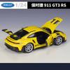 WELLY 1:24 Porsche 911 GT3 RS 992 Alloy Car Diecasts & Toy Vehicles Car Model Miniature Scale Model Car Toy For Children