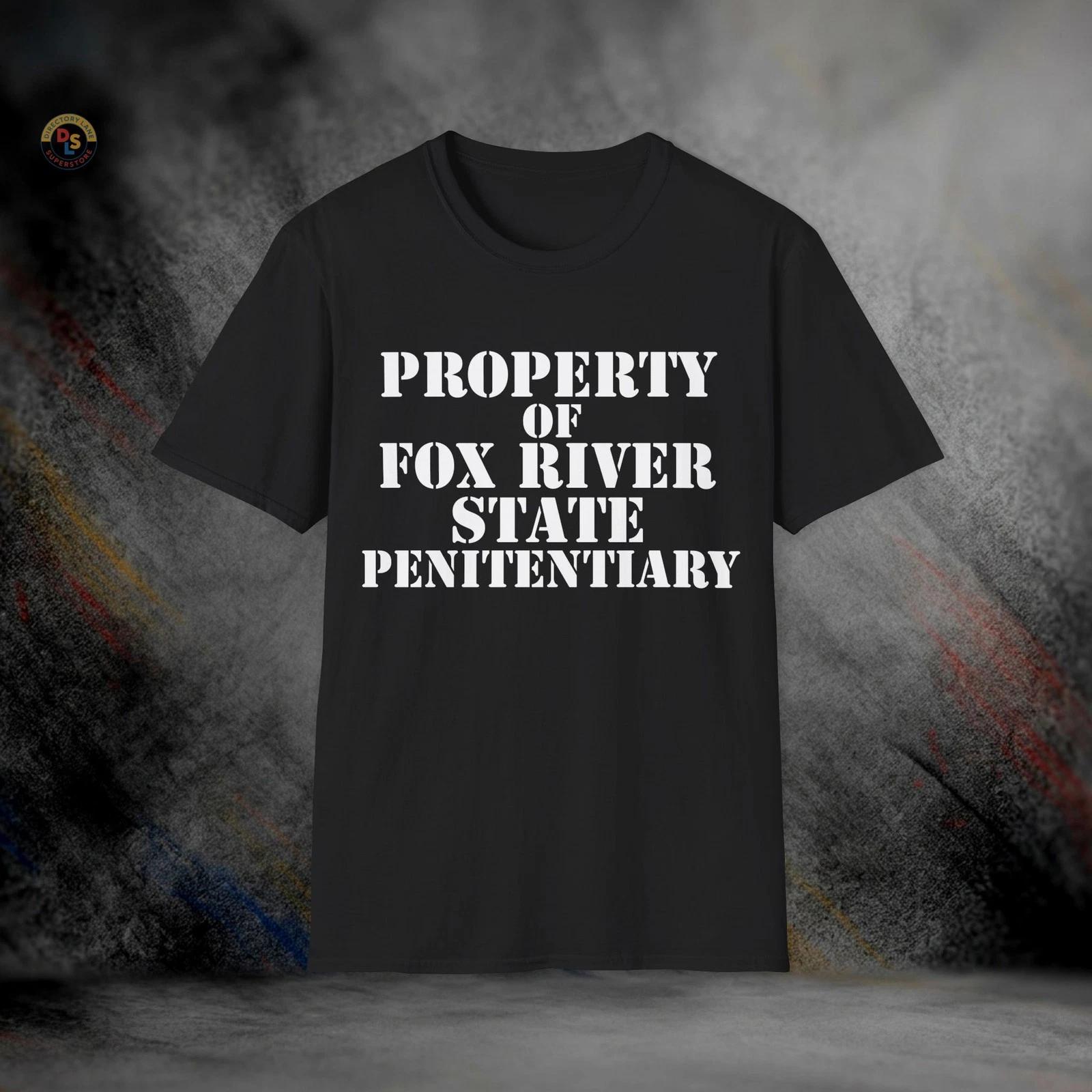 Property of Fox River State Prison Break T-Shirt | Softstyle Tee XXXL