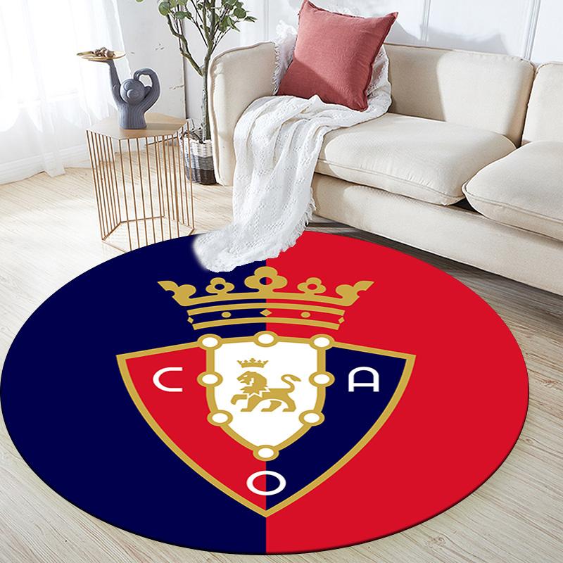 CA Osasuna Round Area Rug Under Office Chairs Bedroom Living Room Home Decor