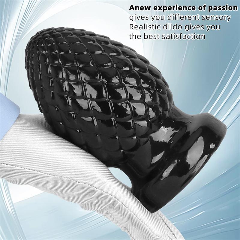 Oversized Black Anal Plug Rear Anal Expansion Anal Opening Female Masturbator Erotic Products