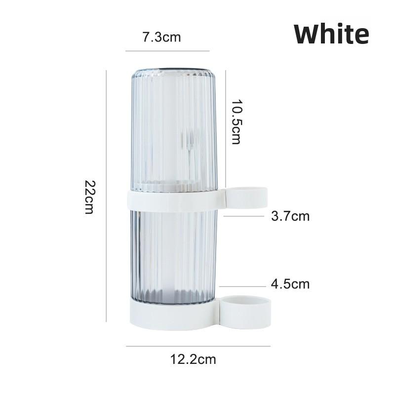 

Multifunctional Student Dormitory with Handle Electric Toothbrush for Couples Mouthwash Cup 201-300ml білий