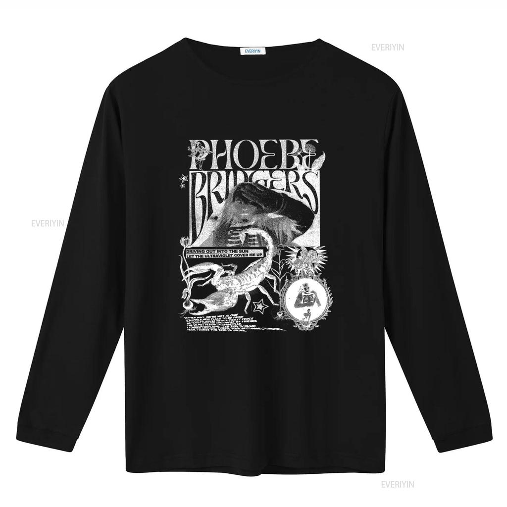 Phoebe Bridgers Tour T Shirt 2022 Reunion Scorpion Rock Music Fan Vintage Washed Homme Stretched Comfortable Breathable Soft