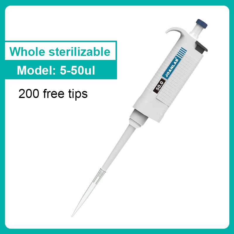 High-temperature Sterilization Laboratory Pipette Autoclavable Digital Adjustable Micropipette Lab Equipment