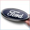Auto Auto Heckklappe Emblem Aufkleber 11,5x4,5cm Passend für Ford Ranger Escape Mondeo Fusion Fiesta Kuga Edge Focus Mustang Emblem Logo Zubehör