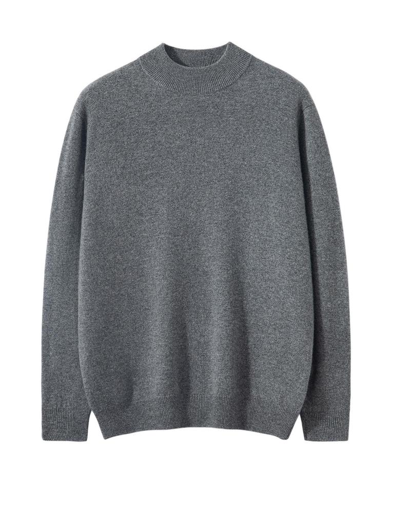 Men's Versatile High Neck Pure Cashmere Sweater - New Autumn Winter Arrival