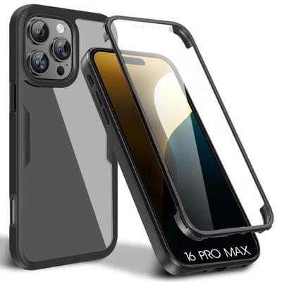 Schutzhülle - BOOLING - für iPhone 16 Pro Max - 360° Schutz - Elegant - Verstärkter Rand