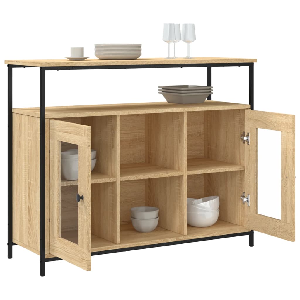 Sideboard Sonoma Oak 100 x 35 x 80 cm Particle Board