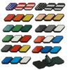 3D Car Tri-color Grille Badge Emblem Sticker For Toyota TRD Tacoma Tundra 4Runner Highlande Rav4 Strip Of Air Inlet Grille Auto