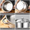 Stainless Steel Soup Pot with Lid