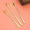1Pc Stainless Steel Long Handle Stirring Spoon Coffee Tea Spoons Dessert Spoon Stirring Rod Tiny Spoon Kitchen Accessories