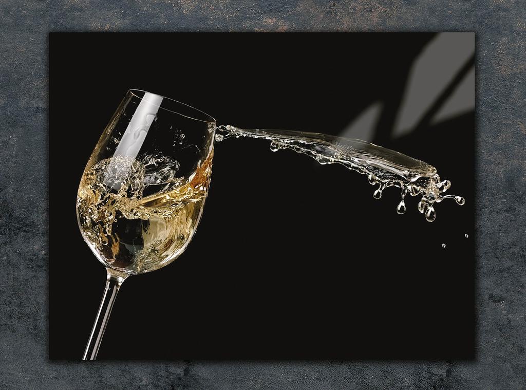 SZKLANA DESKA DO KROEJNIA 30x22 WINO