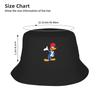 Woody Woodpecker Bucket Hat Panama Bob Hats Outdoor Hip Hop Autumn For Summer Beach Fishing Unisex Fisherman Caps