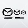 AAGH1 Mazda MX5 Miata ND Front Rear Black Car Logo Emblem Badge For MX-5 Miata ND NC Carbon 2016 2017 2018 2019 2020 2021 2022 2023