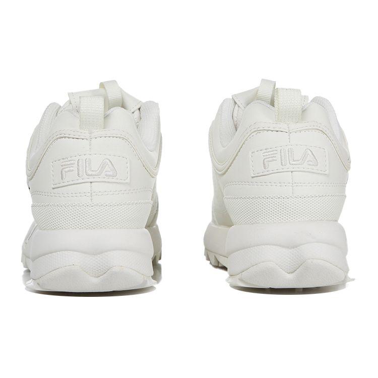 FILA Disruptor 2 Fabric Synthetic Leather Comfortable Low-Top Dad Sneakers Unisex sneaker Cream 1FM00863_113