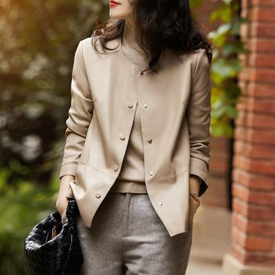 Women S Plus Size Fleece Lined Pu Leather Jacket Casual Winter Coat