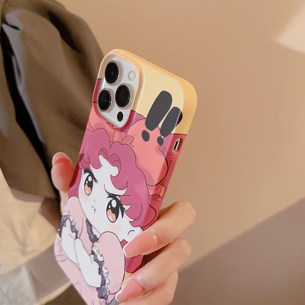 Cute Duo Girl 14promax Apple 16 Suitable for IPhone 13 Mobile Phone Case 11 Cartoon 12 Film 15