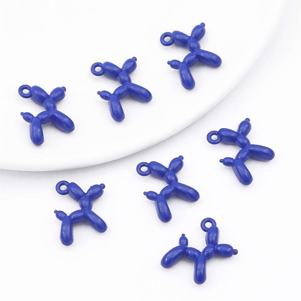 4-10Pcs Alloy Drop Oil Enamel Charms Multicolor Puppy Dog Pendant For Jewelry Making DIY Necklace Bracelet Earrings Crafts Findings