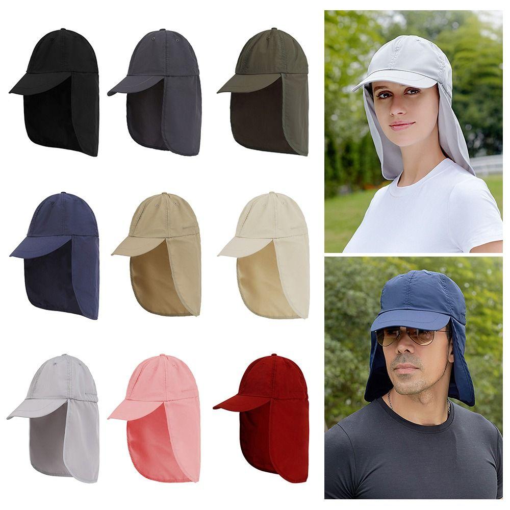 Face Neck Protection Flap Travelling Fishing Hat Breathable Fisherman Hats Outdoor Hiking
