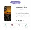For iPhone 17 Case Airplane Pattern Printing Straight Edge TPU Phone Back Cover
