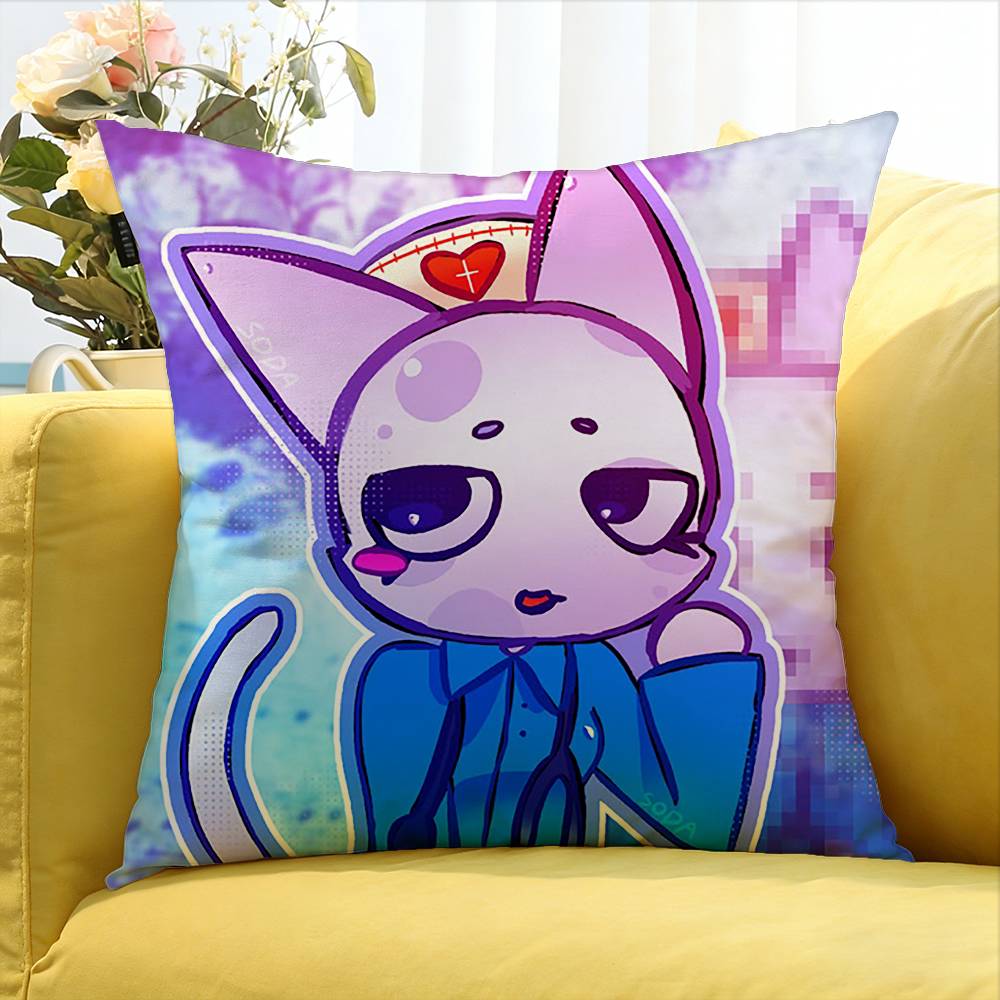 animal hospital head nurse Various Sizes Square Pillow Case For Car Home Bedchamber Decor