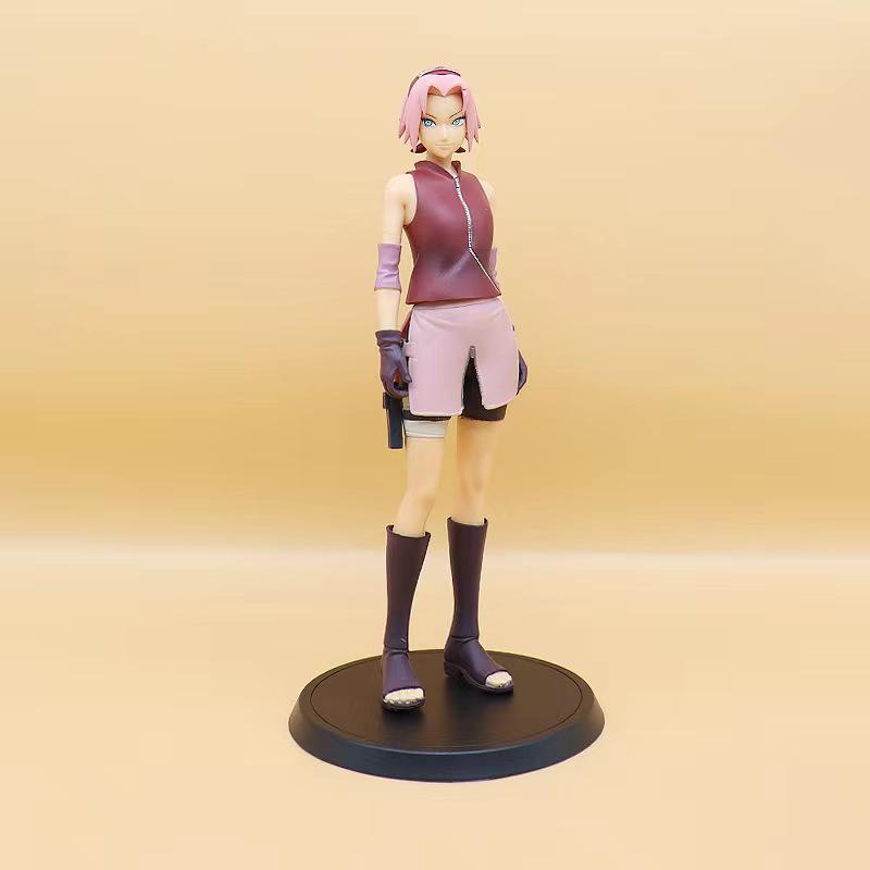 Anime Figure Collection: Naruto Characters - Kakashi, Uchiha, Itachi, Sasuke, Minato, and Sakura