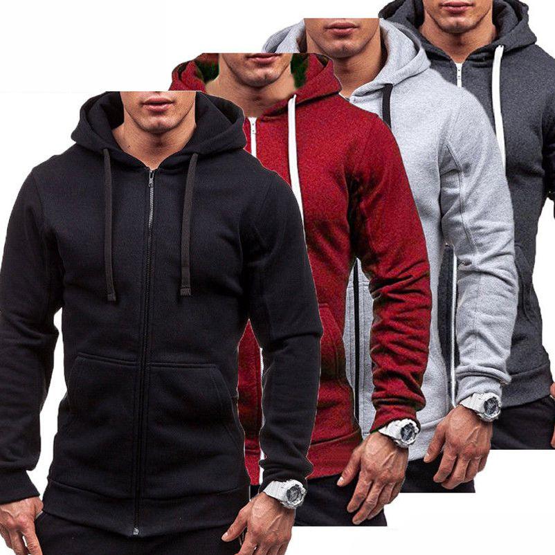 Men's Outwear Winter Hoodies Comfortable Warm Jumper Coat With Soft Material