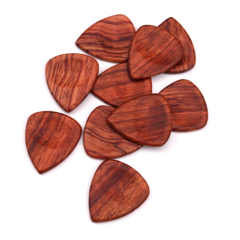 Handcrafted Acoustic Guitar Bass Pick Plectrums Wooden Electric Guitar Pick