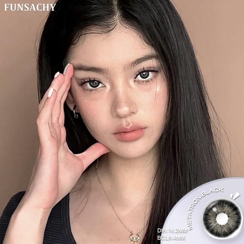

Funsachy 1 пара новых модных цветных контактных линз для глаз, косметические, ежегодные, красивые, цветные линзы для учеников